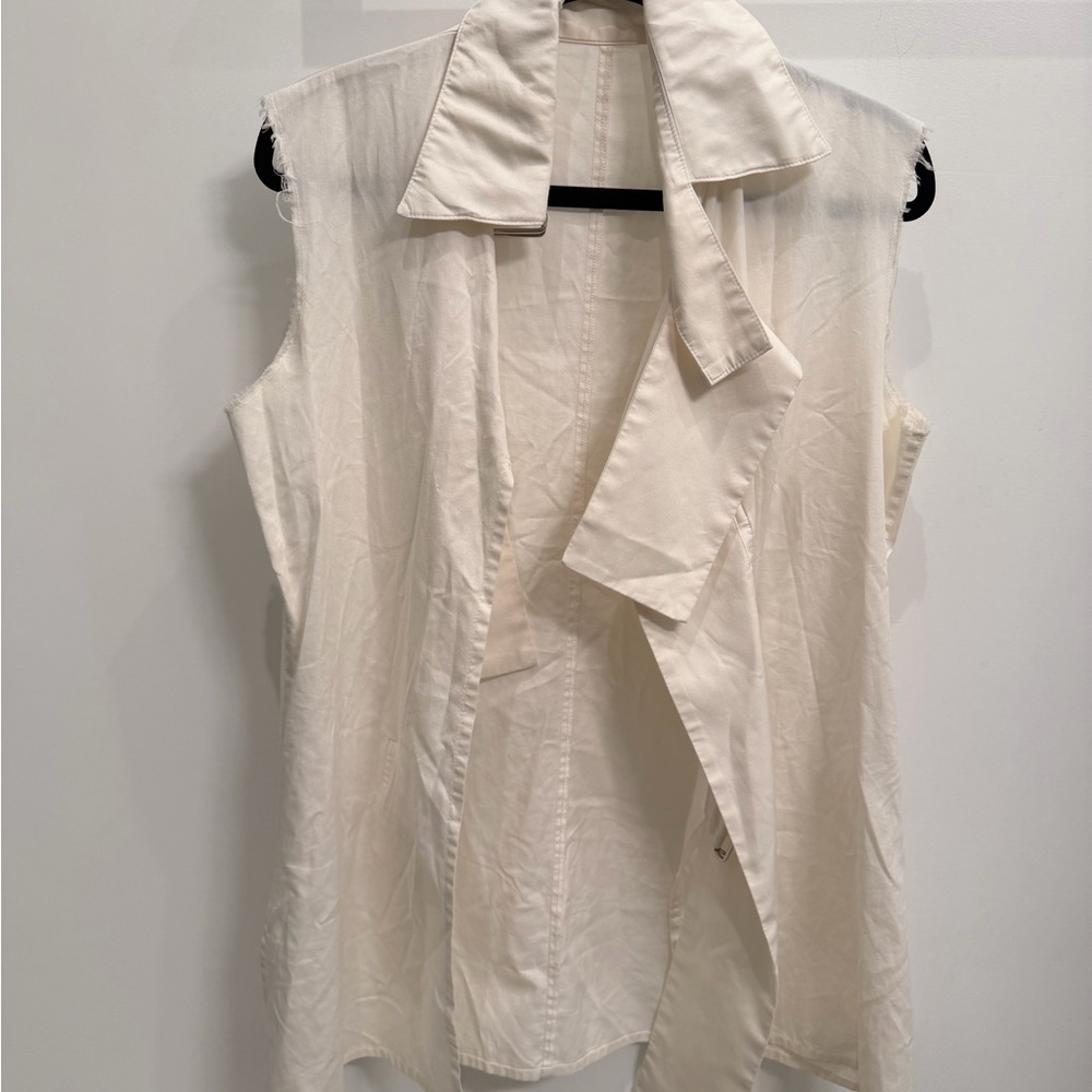 Yohji Yamamoto White Blouse with Buckles